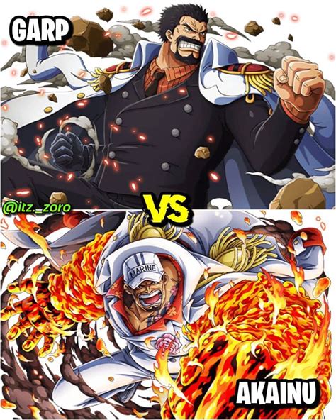 Prime garp vs Akainu... | One piece, Anime one, Piecings