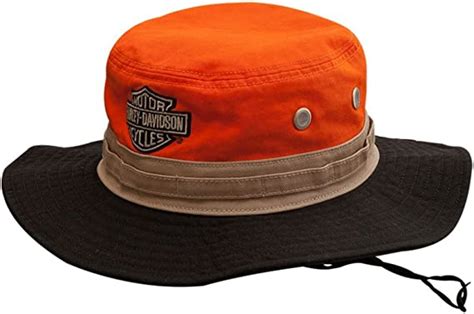 Harley-Davidson Men's Colorblocked Embroidered Boonie Cotton Twill Hat ...