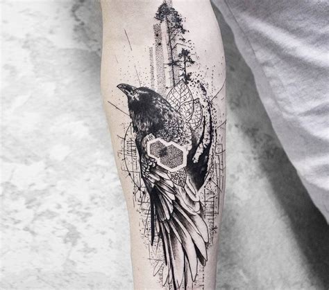 Crow tattoo by Koit Tattoo | Photo 20079