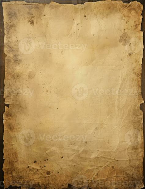 AI generated Sheet of vintage yellowed paper. AI Generated 35967954 ...