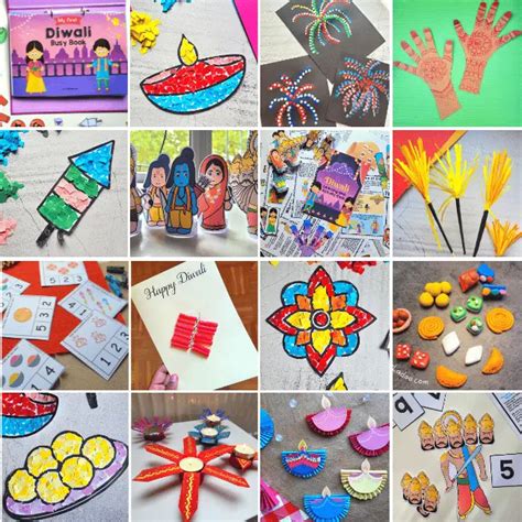 Diwali Crafts, Printables and Activities for Kids - Over 20 Ideas!