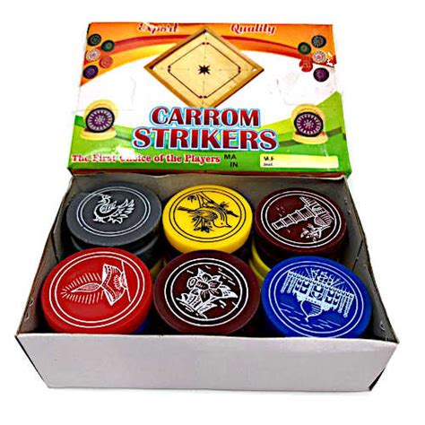 Usha Carrom Striker w/Printing 41mmx8mm – Kong Beng Stationery & Sports Pte Ltd