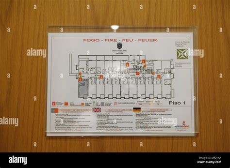 Fire Evacuation Route Map