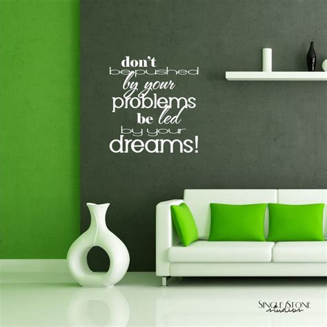 Wall Decals Quote Led by Dreams Vinyl Text Wall Quotes - Etsy