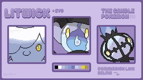 Litwick (+evo) - Pokemon Pixelart by ByCubed7 on DeviantArt