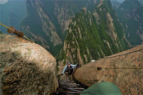 Scariest hikes in the world: Mount Huashan, China