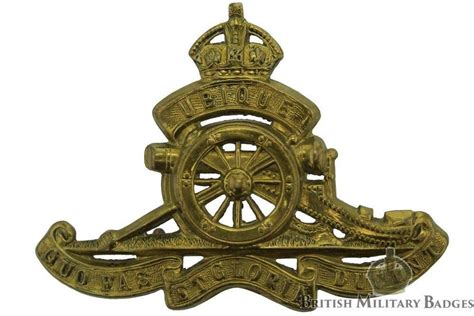 Royal Artillery Regiment Cap Badge - LUGGED VERSION