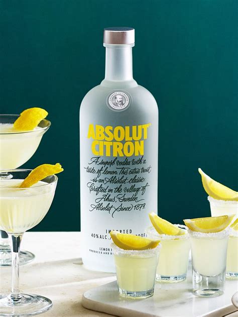 Absolut Citron Recipes | Absolut citron, Absolut, Absolut vodka flavors