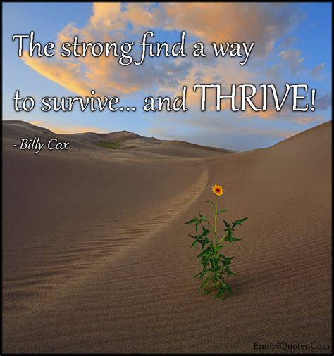 The strong find a way to survive…and THRIVE! | Popular inspirational quotes at EmilysQuotes