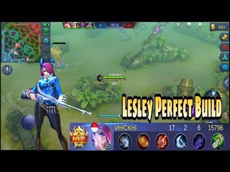 Perfect Build New Hero Lesley Mobile Legend Bang bang MVP Build Lesley ...