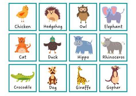 Animales en inglés - UP Master