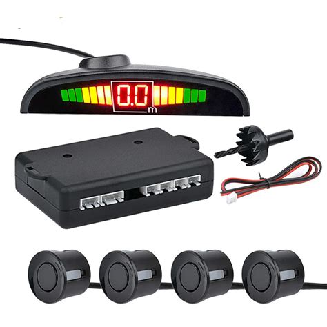 2020 Car Auto Parktronic LED Parking Sensor With 4 Sensors Reverse ...