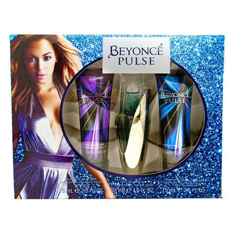 Beyonce PULSE 3pc Gift Set: Luminous Body Milk 2.5 fl oz, Eau De Parfum Spray 1 fl oz, Luminous ...