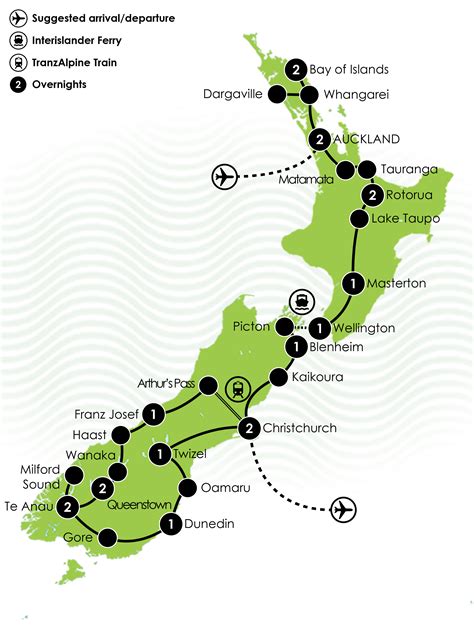 New Zealand Classic Showcase Tour Itinerary | Grand Pacific Tours