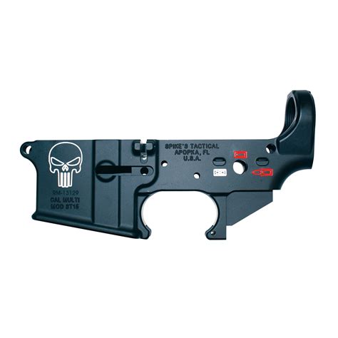 Spike's Tactical Punisher Color Fill AR15 Stripped Lower Receiver · DK ...