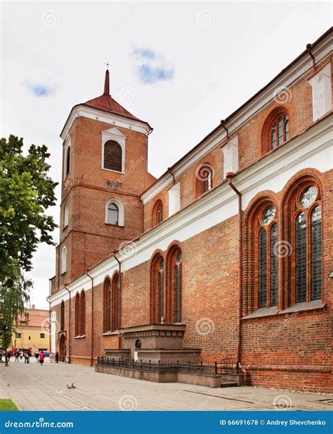 Cathedral Basilica of St. Peter and St. Paul in Kaunas Stock Photo ...