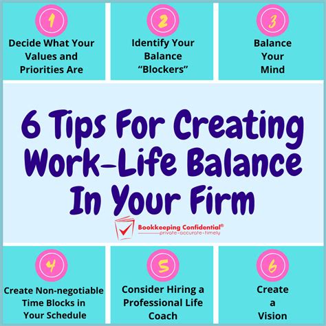 6 Tips For Creating Work-Life Balance In Your Firm