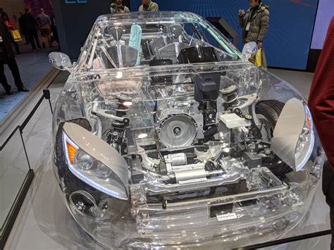 this completely clear car at CES : r/carporn