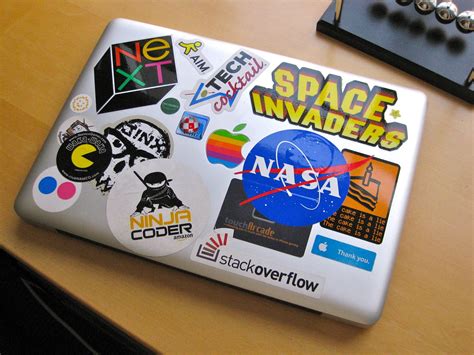 MacBook stickers | Just added the NASA sticker, which came f… | Flickr