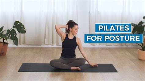 8 Minute Pilates for Posture Workout | Good Moves | Well+Good - YouTube