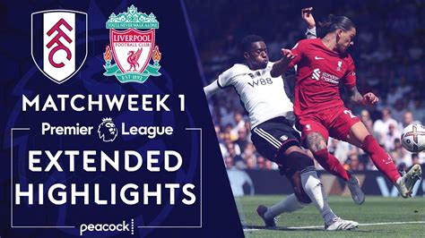 Fulham v. Liverpool | PREMIER LEAGUE HIGHLIGHTS | 8/6/2022 | NBC Sports - YouTube