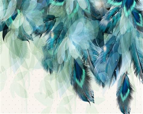 🔥 [30+] Blue Feather Wallpapers | WallpaperSafari