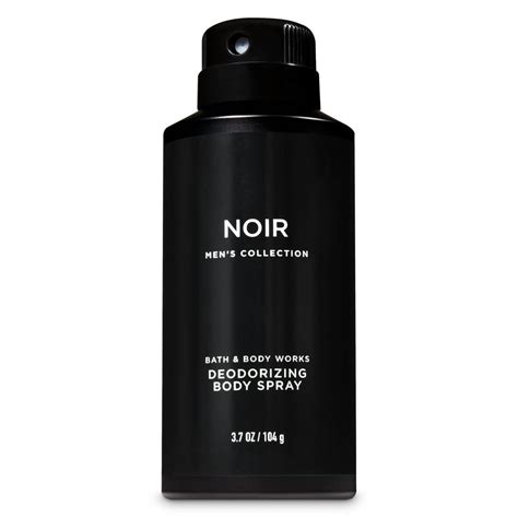 Bath and Body Works Signature Collection for Men Noir Deodorizing Body Spray 3.7oz /104 g ...