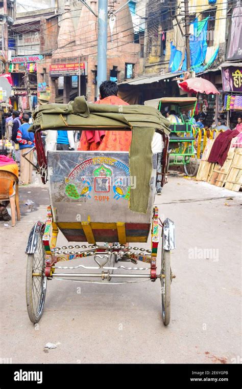 Tricycle Rickshaw, Varanasi, India Stock Photo - Alamy