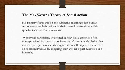 Theories of Max Weber/