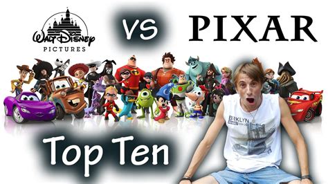 Top Ten: Disney vs Pixar - YouTube