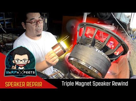 Speaker Repair | Triple Magnet Speaker Repair Preview / Pulse by Ryan Audio - YouTube