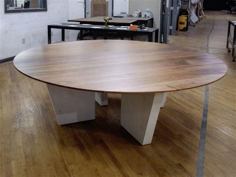 Round Solid Wood Conference Table | Paul Downs Cabinetmakers