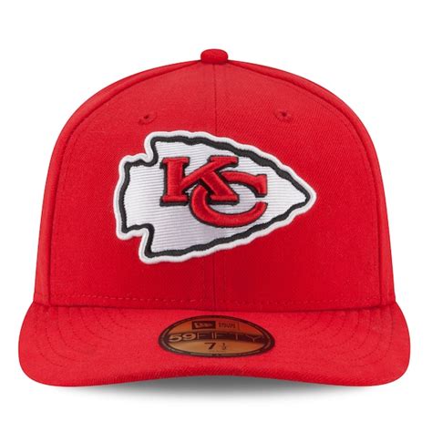 Men's Kansas City Chiefs New Era Red On-Field Low Crown 59FIFTY Fitted ...