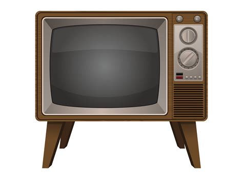 Vintage old television 1271016 Vector Art at Vecteezy