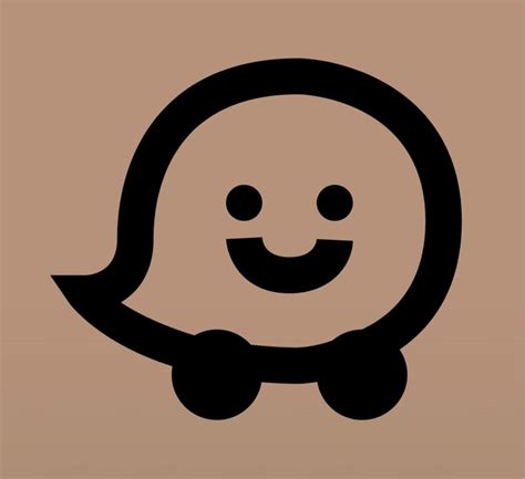 WAZE icon | Ios app icon design, Iphone icon, Beige icons:)