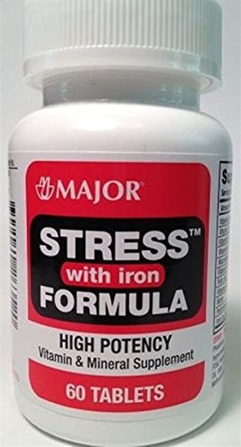 Stress Formula Multivitamins with Iron - 60 Tablets