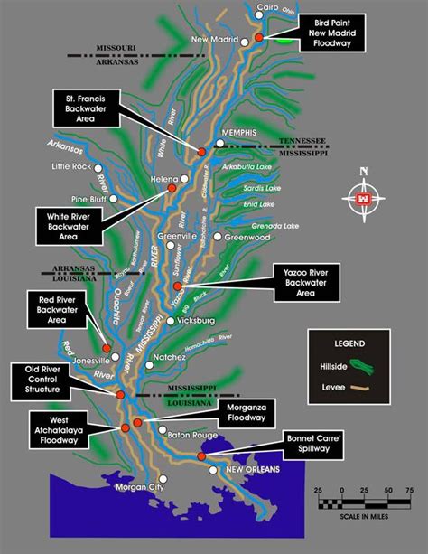 Mississippi River & Tributaries Map - Missouri Coalition for the ...