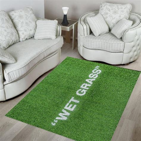 Wet Grass Patterned Rug Wet Grass Rug Wet Grass 3D - Etsy