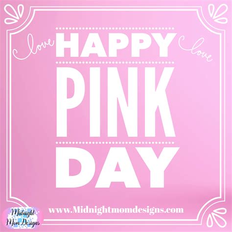 Today is National Pink Day! Any pink lovers out there? I can create an ...