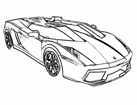 Printable Car Coloring Sheets