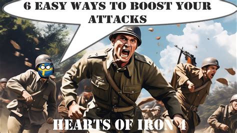 HOI4 Guide - 6 Easy Ways to Boost Your Attacks - YouTube