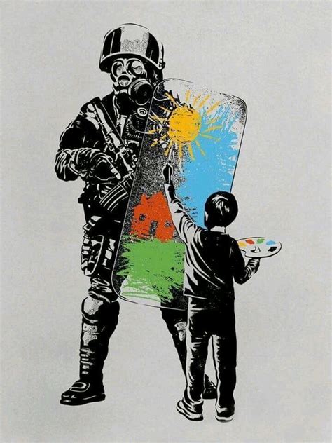 No War | Street art banksy, Protest art, Street art graffiti