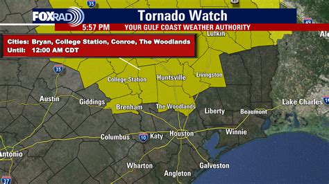 Tornado watch issued for counties north of Houston-area | FOX 26 Houston