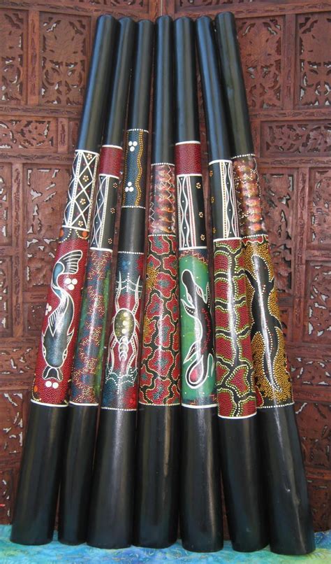 Didgeridoo | Art aborigène, Bâtons peints, Australie