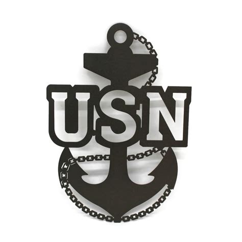 Navy Anchor Logo Black And White