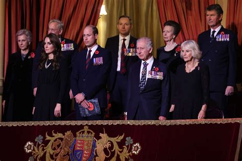 Kate Middleton, Prince William Join Royals at Festival of Remembrance