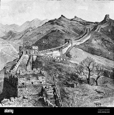 Great Wall of China, 1893 Stock Photo - Alamy