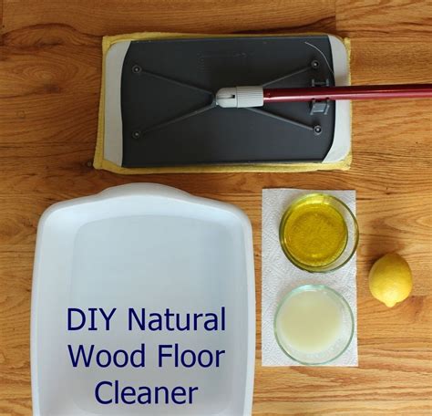 DIY Natural Wood Floor Polishing Cleaner