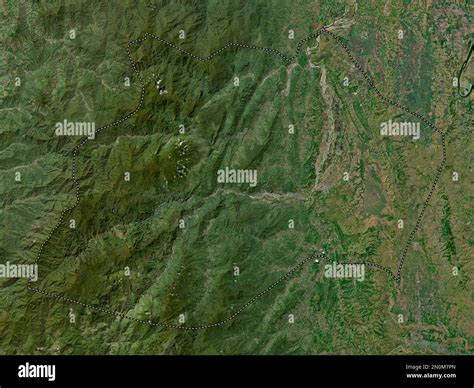 Kalinga, province of Philippines. High resolution satellite map Stock ...