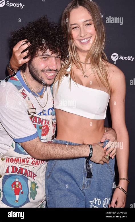 WEST HOLLYWOOD, CA - JANUARY 23: Benny Blanco and Elsie Hewitt attend at the Spotify Best New ...